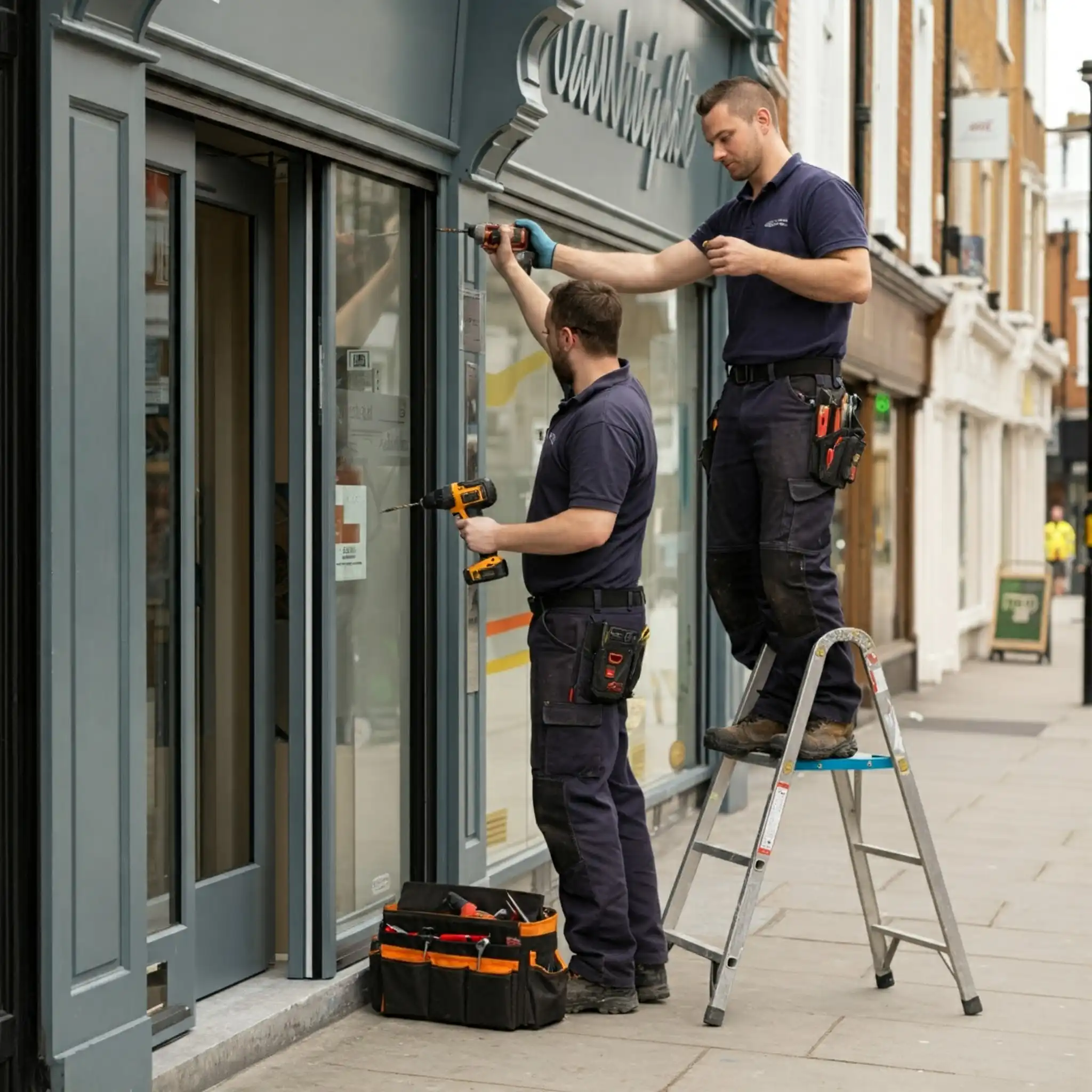 Professional door repair service in London for commercial properties